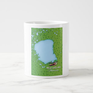mille lacs see Minnesota Reiseplan. Jumbo-Tasse
