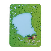 mille lacs see Minnesota Reiseplan. Magnet (Vertikal)