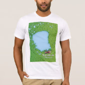 mille lacs see Minnesota Reiseplan. T-Shirt (Vorderseite)