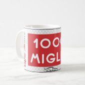 Mille Miglia Alpha-Romeo-TASSE Kaffeetasse (Vorderseite Links)