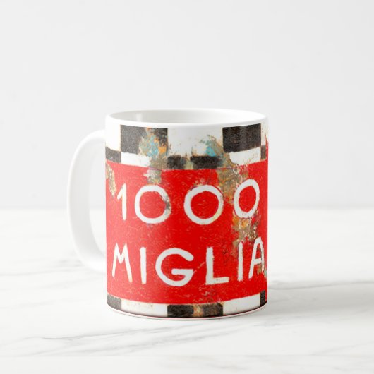 Mille Miglia - Racing Design MUG Kaffeetasse (Vorderseite Links)