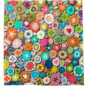Millefiori Duschvorhang
