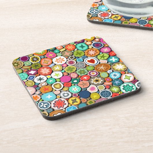 Millefiori Untersetzer (Linke Seite)