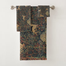 Millefleurs Tapestes mit Tieren