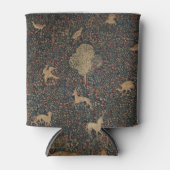 Millefleurs Tapestes mit Tieren Dosenkühler (Vorderseite)