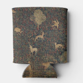 Millefleurs Tapestes mit Tieren Dosenkühler (Rückseite)