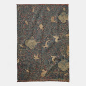 Millefleurs Tapestes mit Tieren Geschirrtuch (Vertikal)