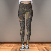 Millefleurs Tapestes mit Tieren Leggings