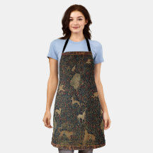 Millefleurs Tapestes mit Tieren