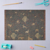 Millefleurs Tapestes mit Tieren Seidenpapier (Basteln)