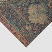 Millefleurs Tapestes mit Tieren Seidenpapier (Detail)