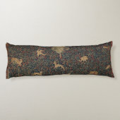 Millefleurs Tapestes mit Tieren Seitenschläferkissen (Rückseite)