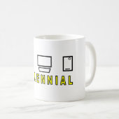 MILLENIALE Tasse (VorderseiteRechts)