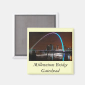 Millenium Bridge, Gateshead Magnet (Vorderseite/Rückseite)