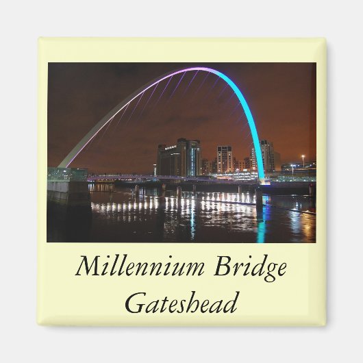 Millenium Bridge, Gateshead Magnet (Vorne)