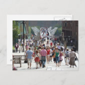 Millenium Bridge, London Postkarte (Vorne/Hinten)