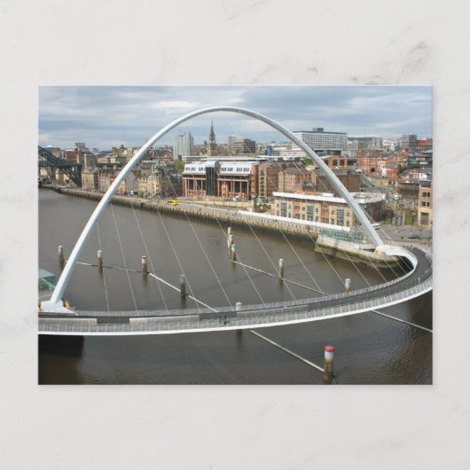 Millenium Bridge Newcastle England Post Card Postkarte (Vorderseite)