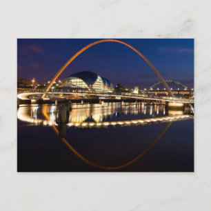 Millenium Bridge Newcastle Postkarte