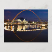 Millenium Bridge Newcastle Postkarte (Vorderseite)