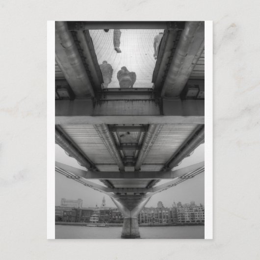 Millenium Bridge Postkarte (Vorderseite)