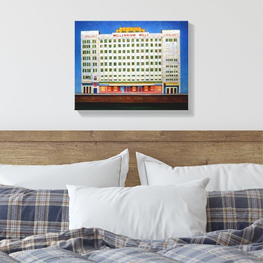 Millenium Mills Leinwanddruck (Insitu (Schlafzimmer))