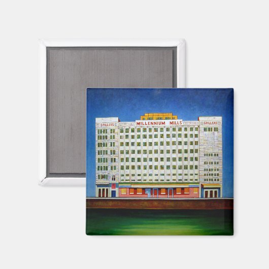 Millenium Mills Magnet (Vorderseite/Rückseite)