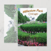 Millenium Park Bandshell Postkarte (Vorne/Hinten)