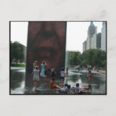 Millenium Park Fotain Postkarte (Vorderseite)