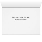 Millenium Park Frühjahrsnacht Grußkarte (Innenansicht Horizontal (Unten))