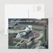 Millenium Park Postkarte (Vorne/Hinten)