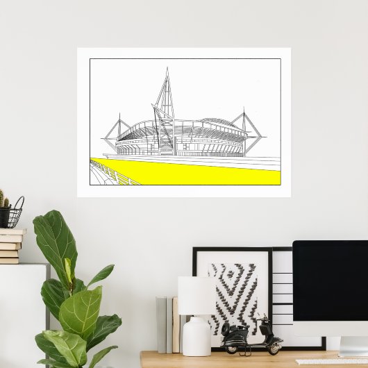 Millenium-Stadium Poster (Heimbüro)