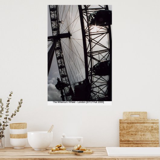 Millenium Wheel - London Poster (Küche)