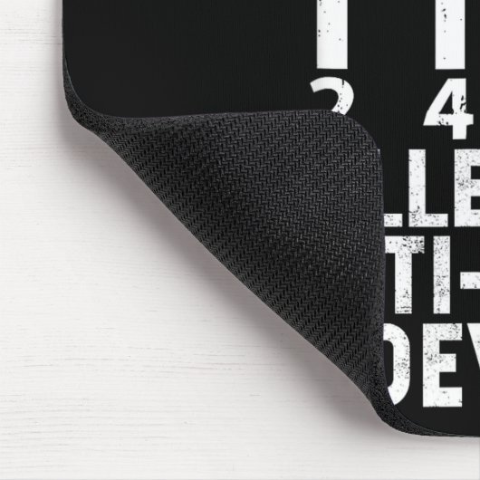 Millennial Anti Theft Device _ Funny Stick Shift Mousepad (Ecke)