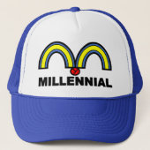 MILLENNIAL Cap Truckerkappe (Vorderseite)