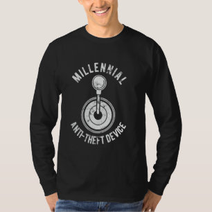 Millennial-Diebstahlschutz Vorrichtung Lustig Scha T-Shirt