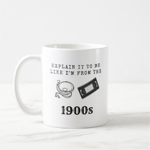 Millennial GenX Funny Gift - Erkläre es mir Kaffeetasse