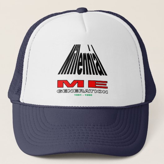 MILLENNIAL Hat Truckerkappe (Vorderseite)