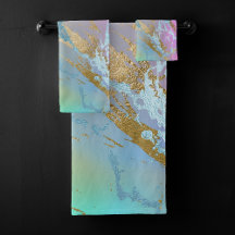 Millennial Marble | Playful Rainbow Pastel Ombre