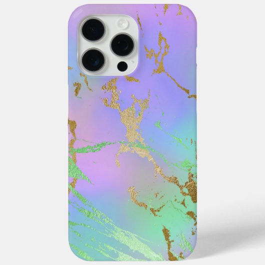 Millennial Marble | Playful Rainbow Pastel Ombre Case-Mate iPhone Hülle (Rückseite)