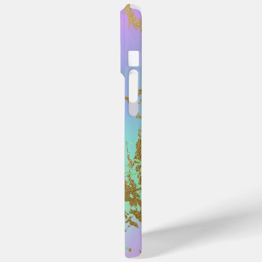 Millennial Marble | Playful Rainbow Pastel Ombre Case-Mate iPhone Hülle (Rückseite / Links)