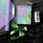Millennial Marble | Playful Rainbow Pastel Ombre Geschenkpapier<br><div class="desc">Ideal für Heimwerkerarbeiten, Geschenkverpackungen und Deko-Möbel! Helle und farbenfrohe Marmorverstuhlung in lebhaften, türkisblauen, minzgrünen, heißen rosa und lavender lila mermaid-inspiriert Omerfarbenpalette. Diese feminine, handbemalte Textur verleiht dem Ganzen den perfekten Pop. Aus der Kollektion "Modern Watercolor Marbles" zeichnet sich dieses Design durch abstrakte flüssige Wirbel aus, die ein cooles, von Glitzer-Venen...</div>
