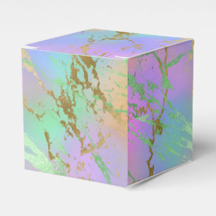 Millennial Marble   Playful Rainbow Pastel Ombre Geschenkschachtel