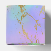Millennial Marble | Playful Rainbow Pastel Ombre Geschenkschachtel (Oben)