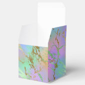 Millennial Marble | Playful Rainbow Pastel Ombre Geschenkschachtel (Geöffnet)