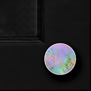 Millennial Marble   Playful Rainbow Pastel Ombre Keramikknauf