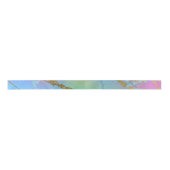 Millennial Marble | Playful Rainbow Pastel Ombre Satinband (Vorderseite)