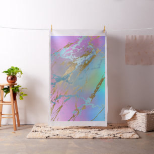 Millennial Marble   Playful Rainbow Pastel Ombre Stoff