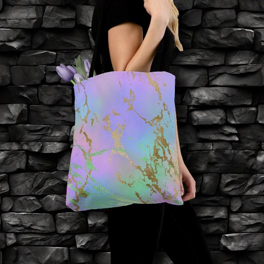 Millennial Marble | Playful Rainbow Pastel Ombre Tasche