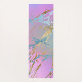 Millennial Marble | Playful Rainbow Pastel Ombre Yogamatte (Rückseite)