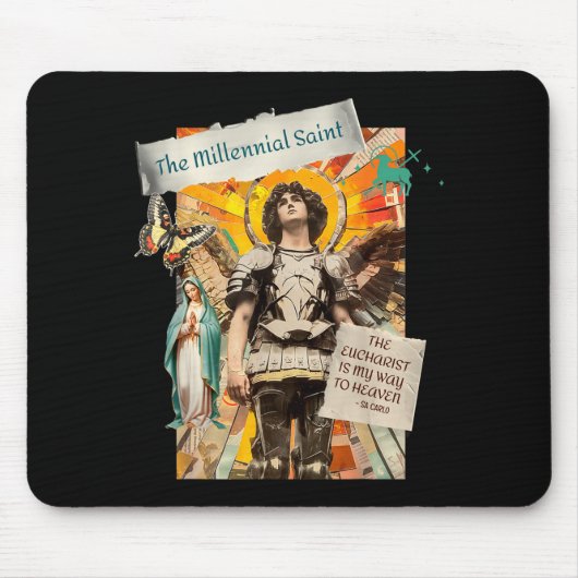 Millennial Saint The Eucharist Way To Heaven Mousepad (Vorne)
